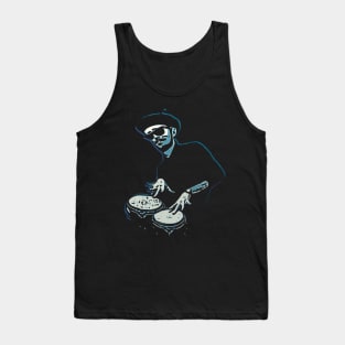 Bongo Beatin' Beatnik (Blue) Tank Top